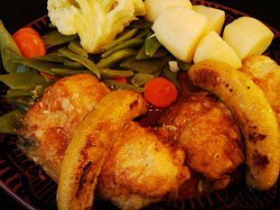 Espada (scabbard fish) with Banana